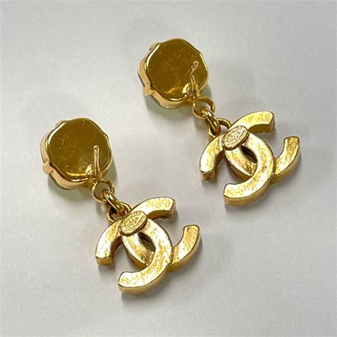 earrings chanel fake|non authentic Chanel earrings.